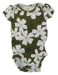 Khaki květované body Carter´s 
