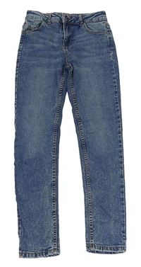 Modré plísňové skinny rifle Denim Co.