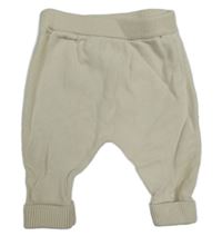 Smetanové pletené turecké tepláky Tu