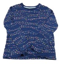 Tmavomodré pyžamové triko s hvězdičkami M&S