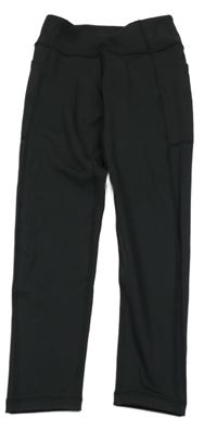 Nové - černé elastické sportovní legíny H&M