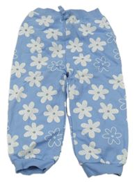 Modro-bílé květované tepláky St. Bernard