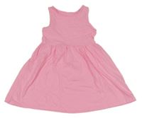 Neonově růžové melírované šaty F&F