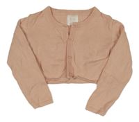 Světlepudrové propínací svetrové bolérko C&A