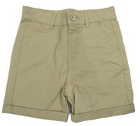 Béžové chino plátěné kraťasy Denim Co.