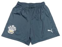 Šedé sportovní kraťasy s potiskem Puma