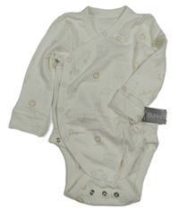 Nové - Smetanové žebrované zavinovací body se zvířaty Dunnes