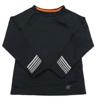 Černé sportovní triko Next