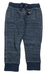 Tmavomodré melírované tepláky F&F