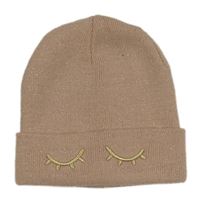 Pudrová třpytivá čepice s očima H&M