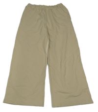 Béžové široké tepláky Next