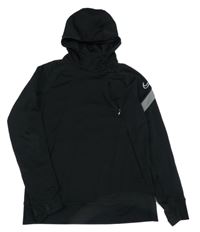 Černá sportovní funkční mikina s kapucí Nike