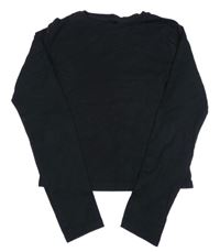 Černé crop triko George