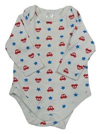 Bílé body s auty a hvězdami C&A