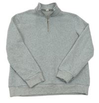 Šedá melírovaná mikina Shein