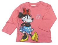 Lososové triko s Minnie Disney