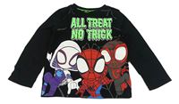 Černé triko se Spidermany George