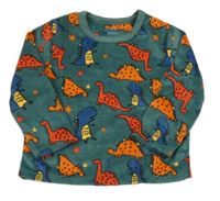 Zelené plyšové triko s diny Primark