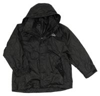 Černá šusťáková funkční jarní bunda s kapucí McKinley