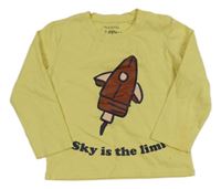 Žluté triko s raketou Reserved