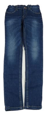 Tmavomodré skinny rifle H&M