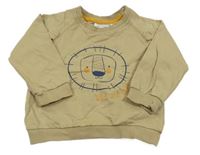 Béžová mikina se lvem Ergee