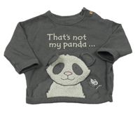 Antracitové triko s pandou George