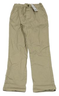 Nové - Béžové plátěné chino kalhoty Next