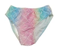 Barevné plavkové kalhotky se šupinkami
