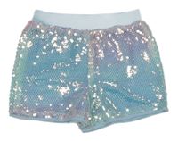 Světlemodré kraťasy s flitry Primark