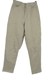 Dámské béžové mom rifle H&M