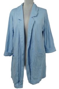 Dámský světlemodrý dlouhý cardigán Up2Fashion 