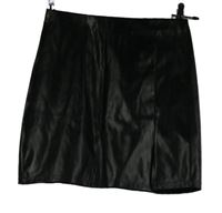 Dámská černá potažená sukně 