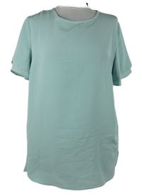 Dámská světlemodrá halenka s volánky New Look 