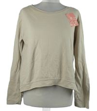 Nové - Dámské béžové mikinotriko 