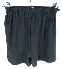Dámské černé strukturované sukňové kraťasy Primark 