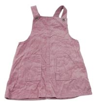 Růžové manšestové šaty Primark