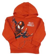 Červená mikina se Spidermanem a kapucí Primark