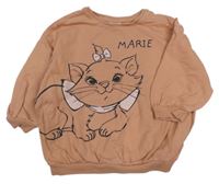 Hnědo-růžová mikina s kčokou George