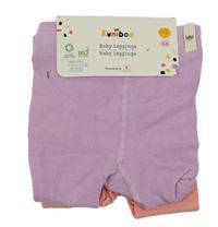Nové - 2 x punčocháče - fialové s proužky + růžové s puntíky 