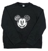 Černá mikina s Mickey Mousem TU