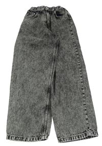 Černo-šedé baggy rifle H&M