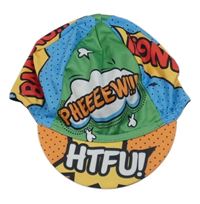 Barevná lehká kšiltovka s nápisy 