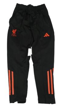 Černé fotbalové tepláky s pruhy - L.F.C. Adidas
