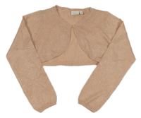 Světlerůžové pletené třpytivé bolérko Name it