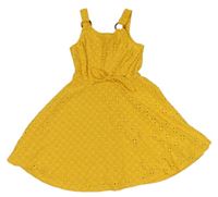 Žluté vzorované šaty Primark