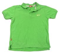 Zelené polo tričko Slazenger 