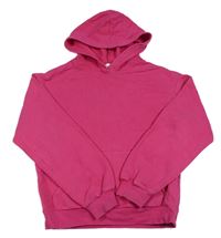 Růžová mikina s klokankou a kapucí H&M