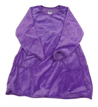 Fialové sametové šaty Katvig