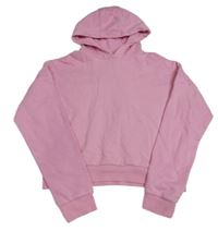 Světlerůžová crop mikina s kapucí F&F